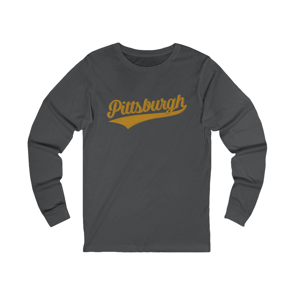 Pittsburgh Varsity Retro Jersey Long Sleeve Tee Shirt