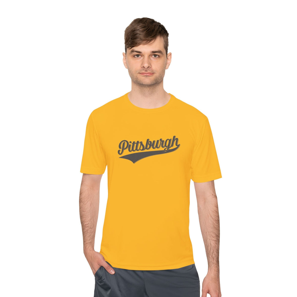 Pittsburgh Varsity Retro Moisture Wicking T-shirt - Sport-Tek ST350