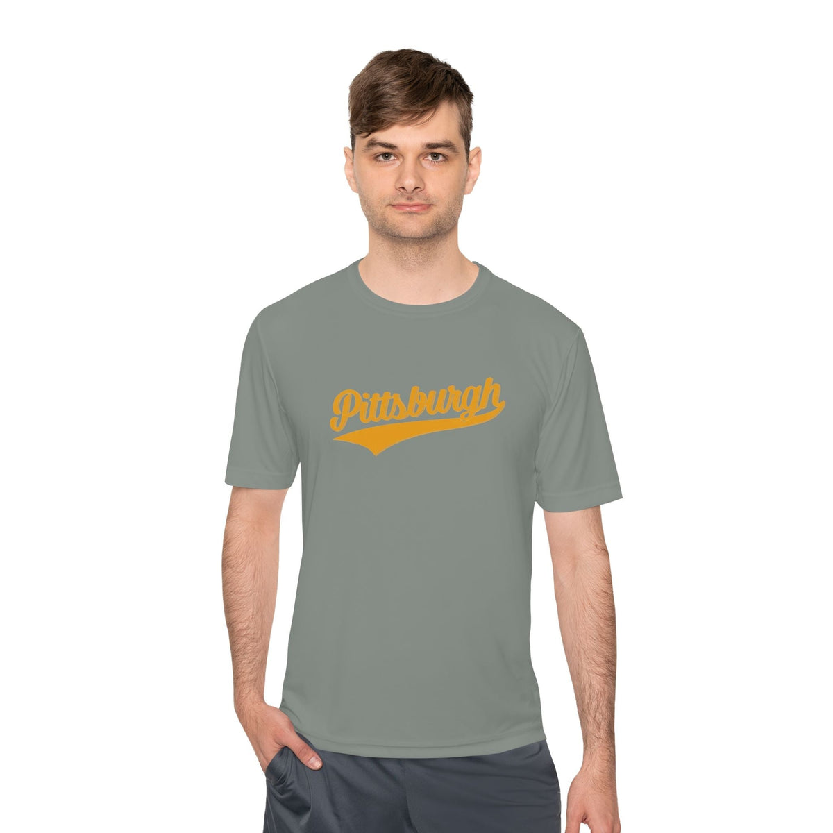 Pittsburgh Varsity Retro Moisture Wicking T-shirt - Sport-Tek ST350