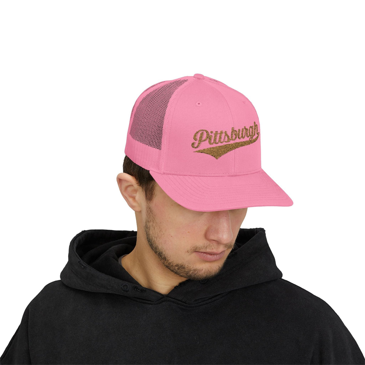 Pittsburgh Varsity Retro Snapback Trucker Cap