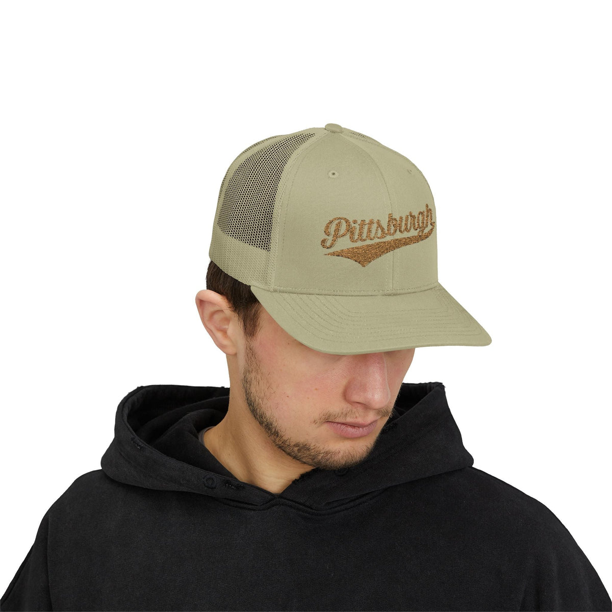 Pittsburgh Varsity Retro Snapback Trucker Cap