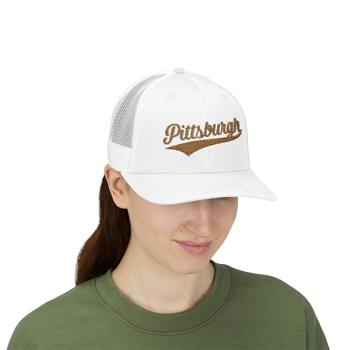 Pittsburgh Varsity Retro Snapback Trucker Cap