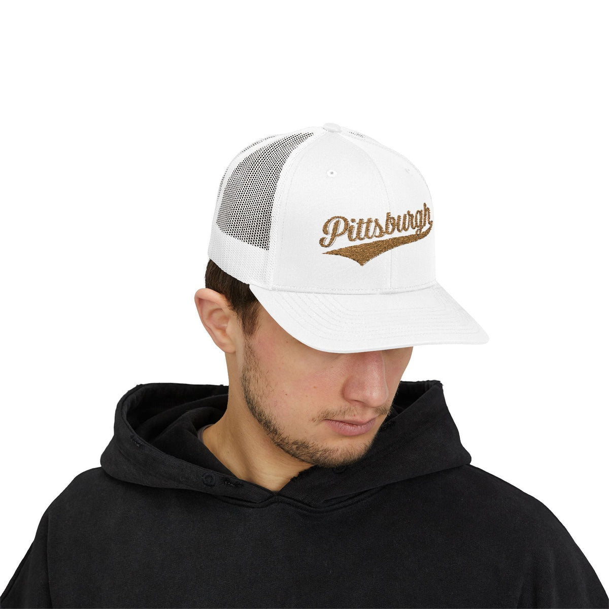 Pittsburgh Varsity Retro Snapback Trucker Cap
