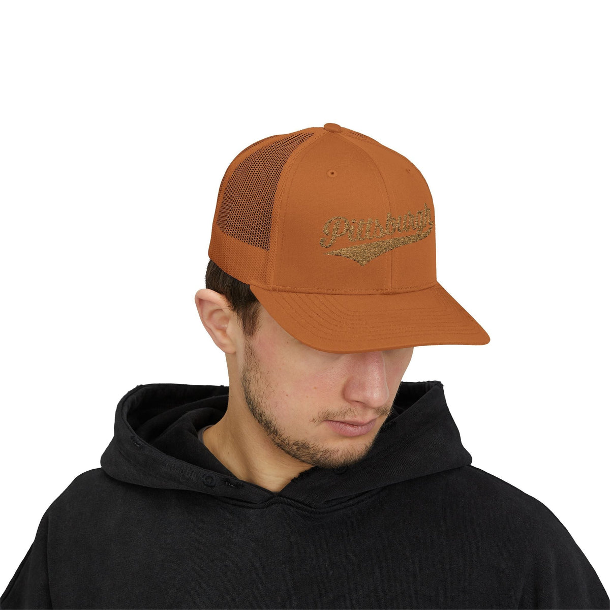Pittsburgh Varsity Retro Snapback Trucker Cap
