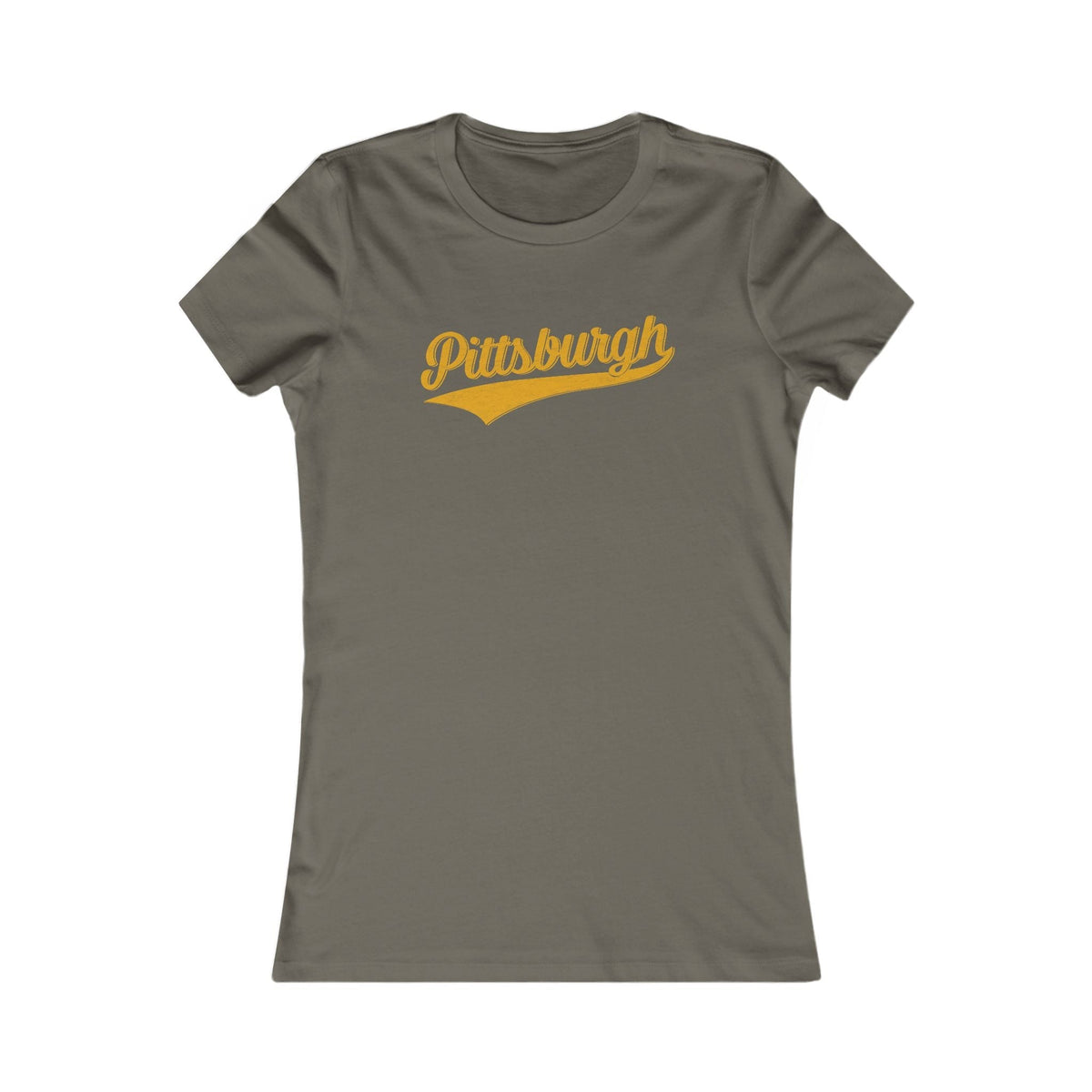 Pittsburgh Varsity Retro Women's Slim Feminine Fit T-shirt