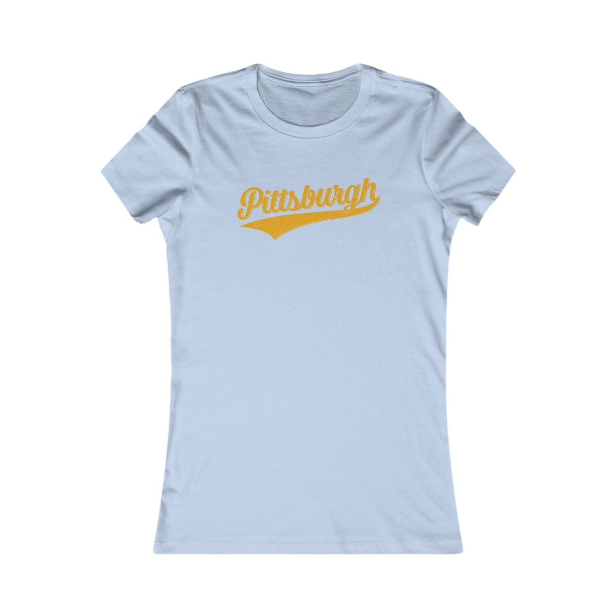 Pittsburgh Varsity Retro Women's Slim Feminine Fit T-shirt