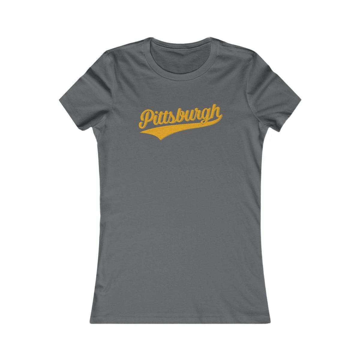 Pittsburgh Varsity Retro Women's Slim Feminine Fit T-shirt