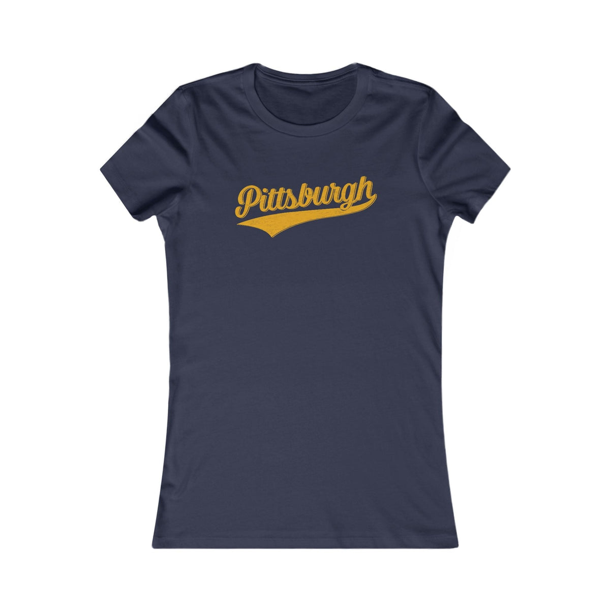 Pittsburgh Varsity Retro Women's Slim Feminine Fit T-shirt