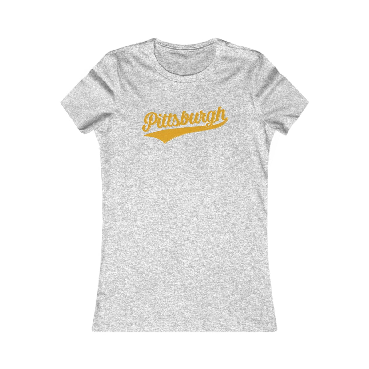 Pittsburgh Varsity Retro Women's Slim Feminine Fit T-shirt