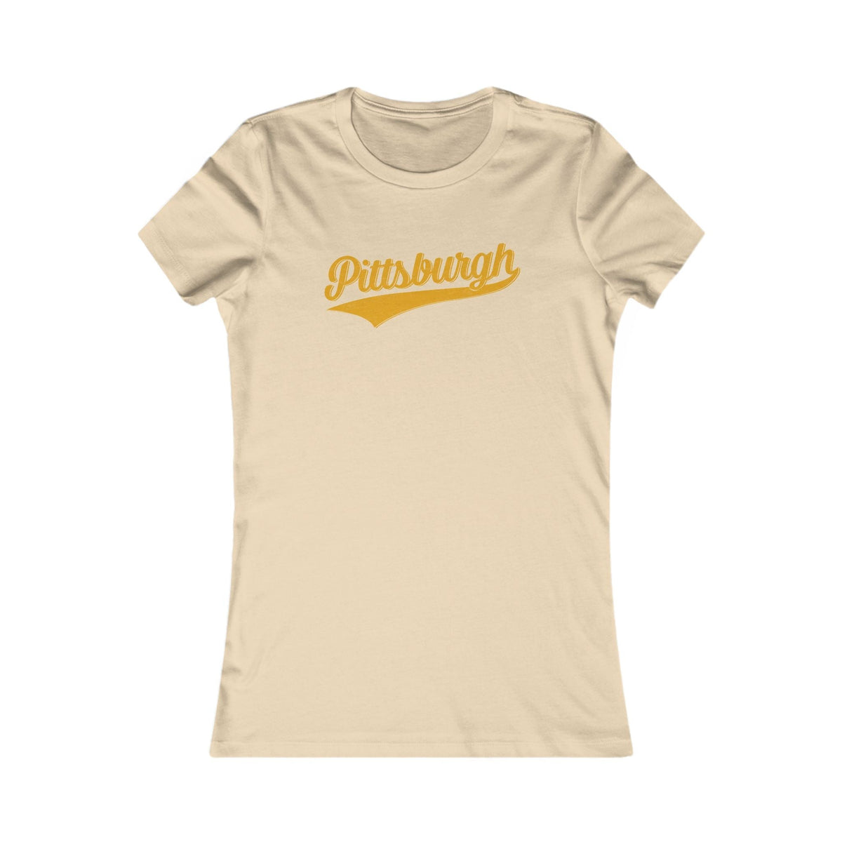 Pittsburgh Varsity Retro Women's Slim Feminine Fit T-shirt