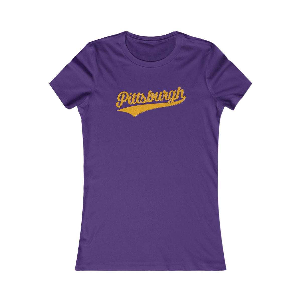 Pittsburgh Varsity Retro Women's Slim Feminine Fit T-shirt