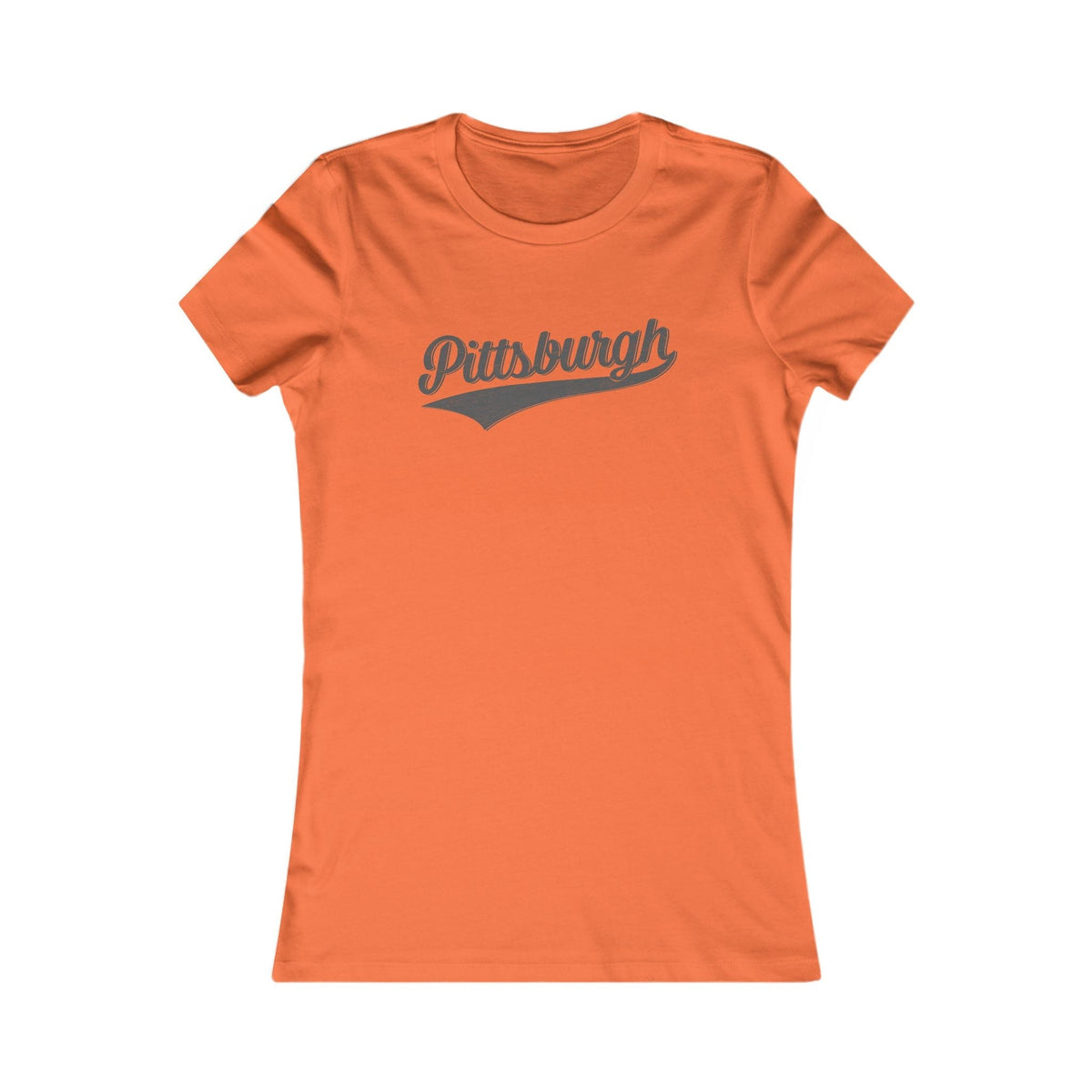 Pittsburgh Varsity Retro Women's Slim Feminine Fit T-shirt