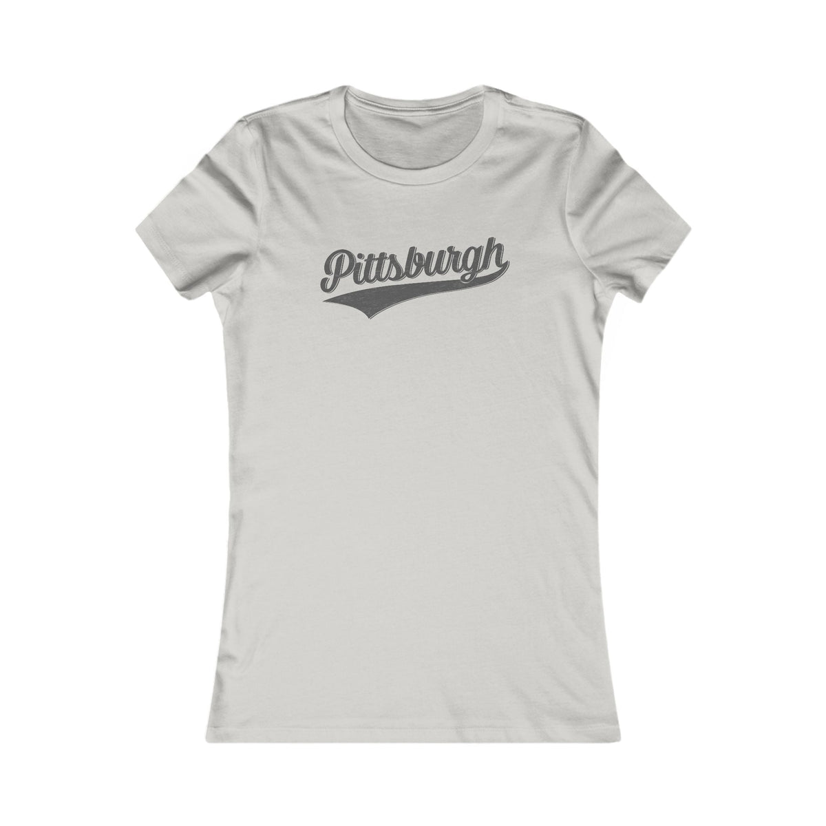 Pittsburgh Varsity Retro Women's Slim Feminine Fit T-shirt