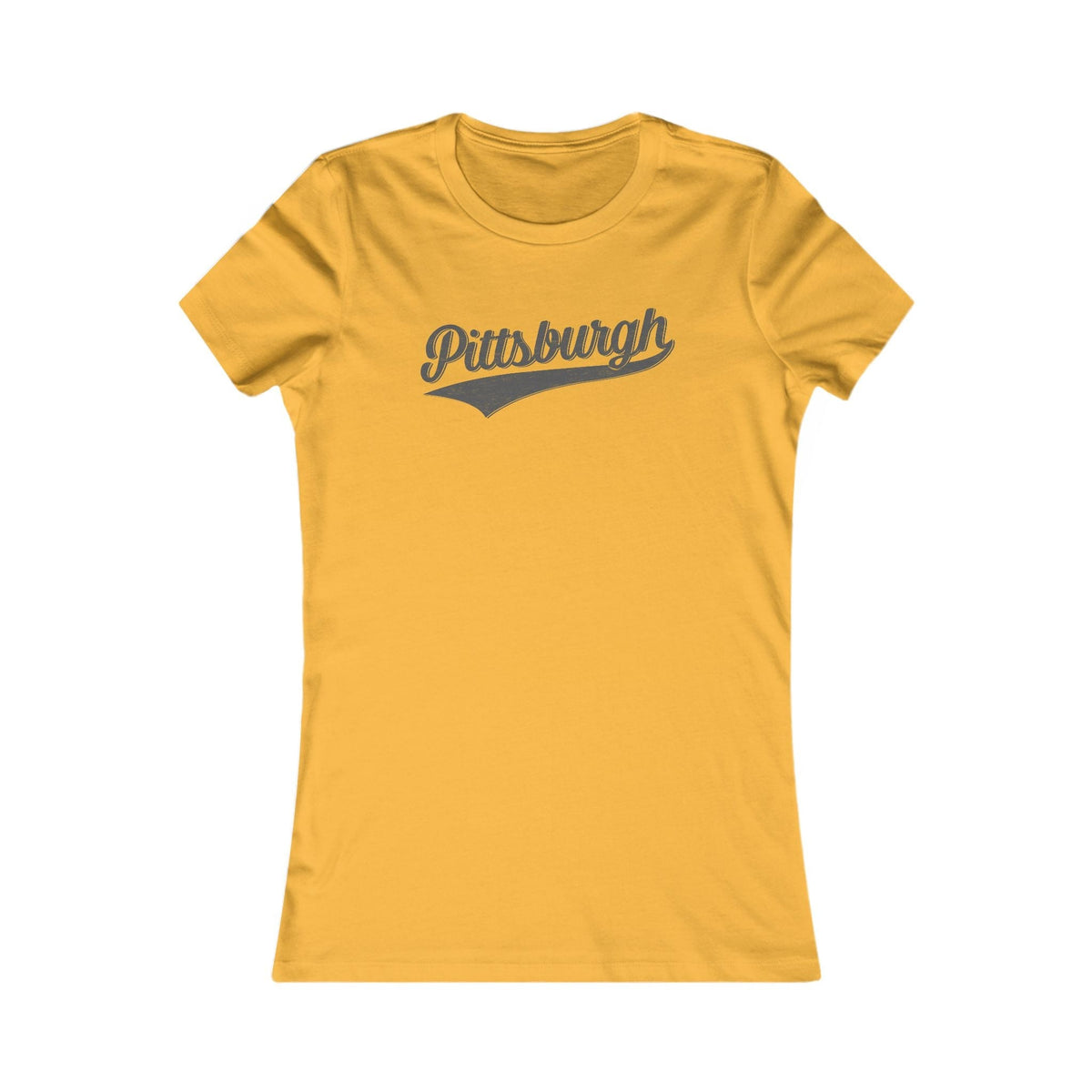 Pittsburgh Varsity Retro Women's Slim Feminine Fit T-shirt
