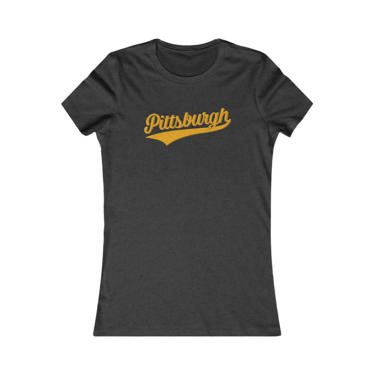 Pittsburgh Varsity Retro Women's Slim Feminine Fit T-shirt