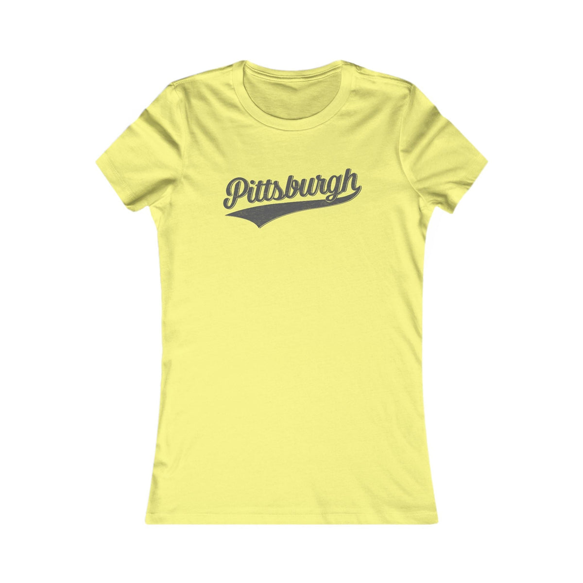 Pittsburgh Varsity Retro Women's Slim Feminine Fit T-shirt