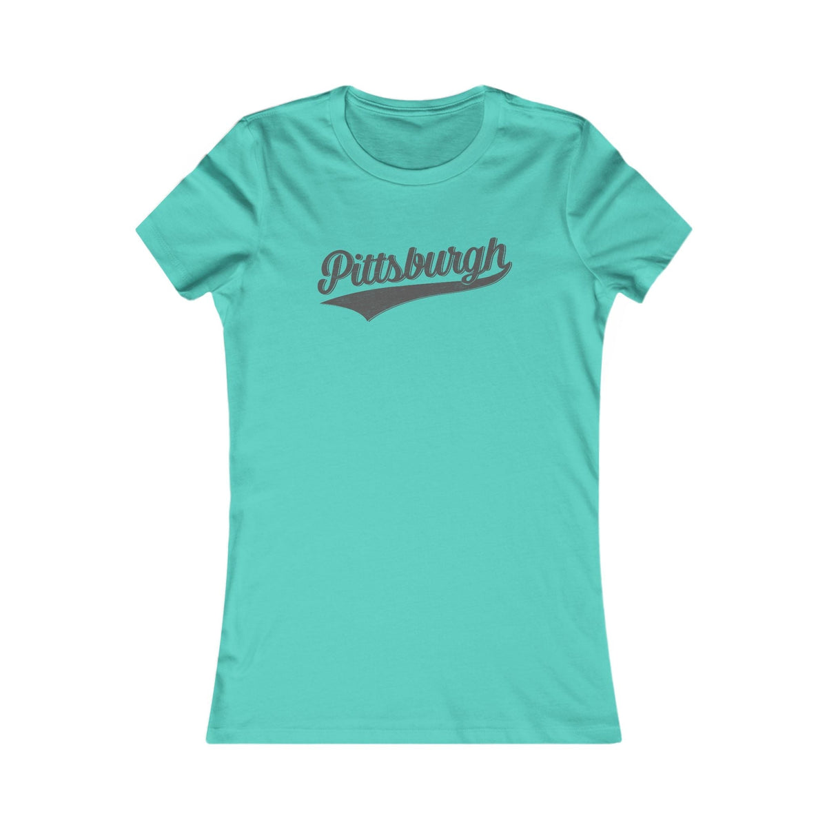 Pittsburgh Varsity Retro Women's Slim Feminine Fit T-shirt