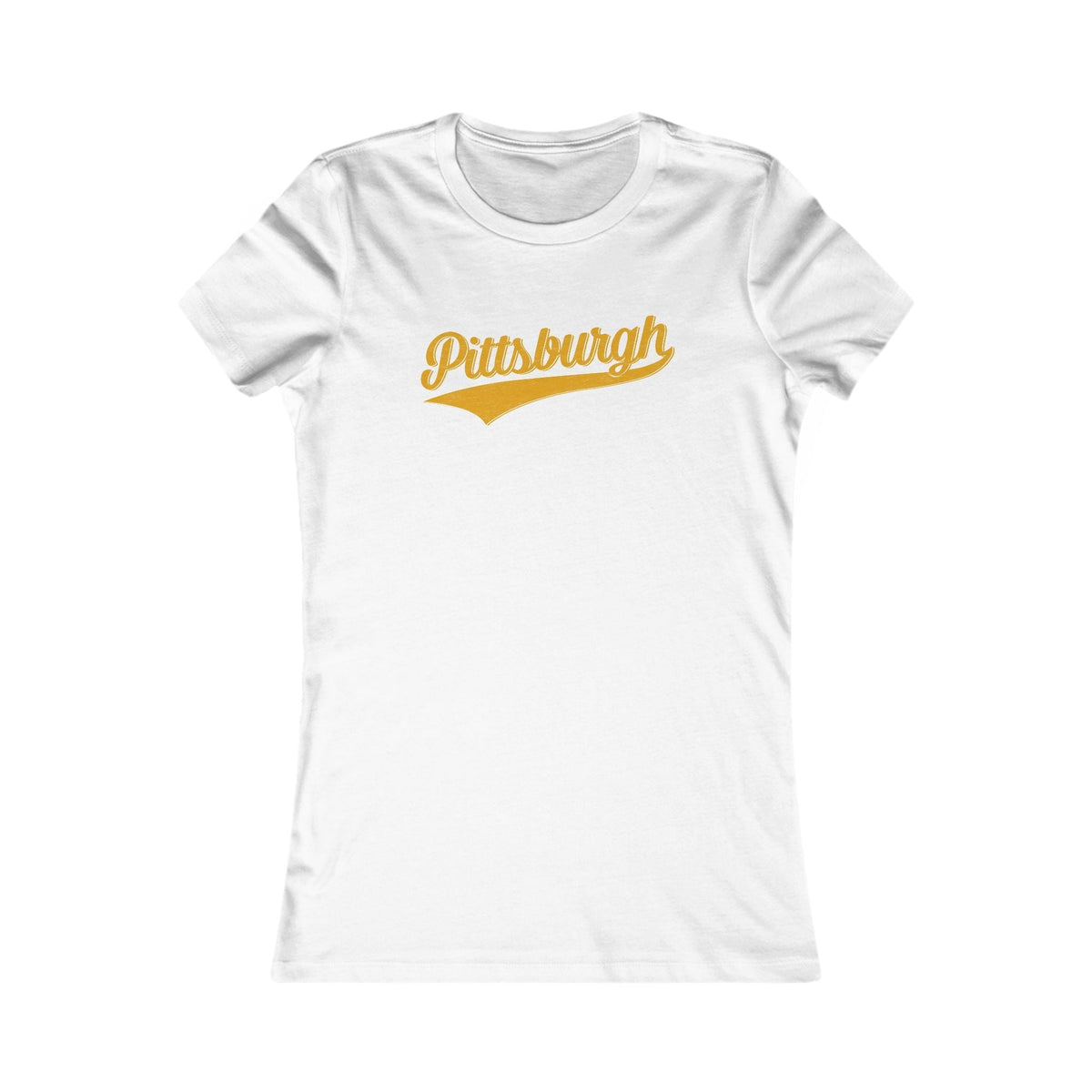 Pittsburgh Varsity Retro Women's Slim Feminine Fit T-shirt