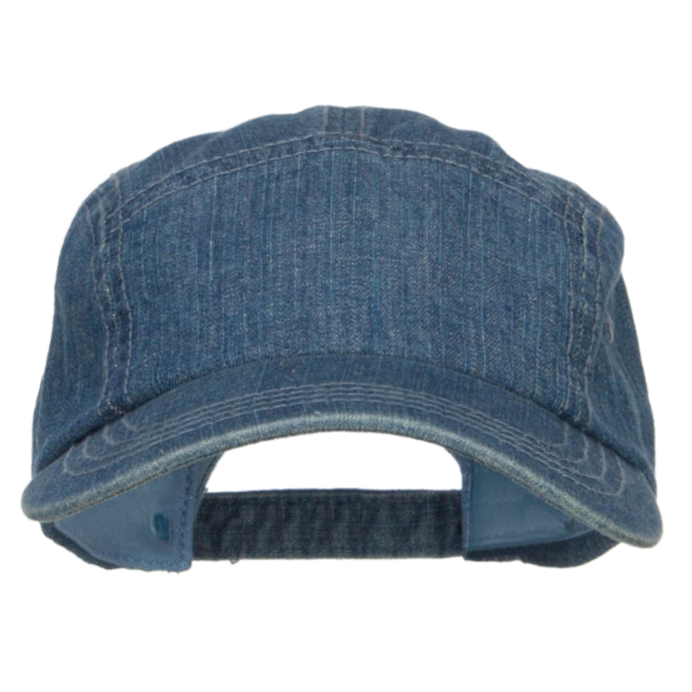 5 Panel Washed Denim Cap