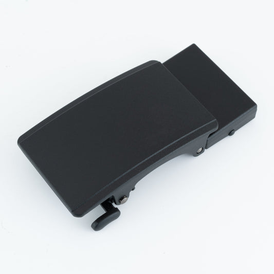 2ND AMEN Gun Belt - Ratchet Track Buckle - Plain Black