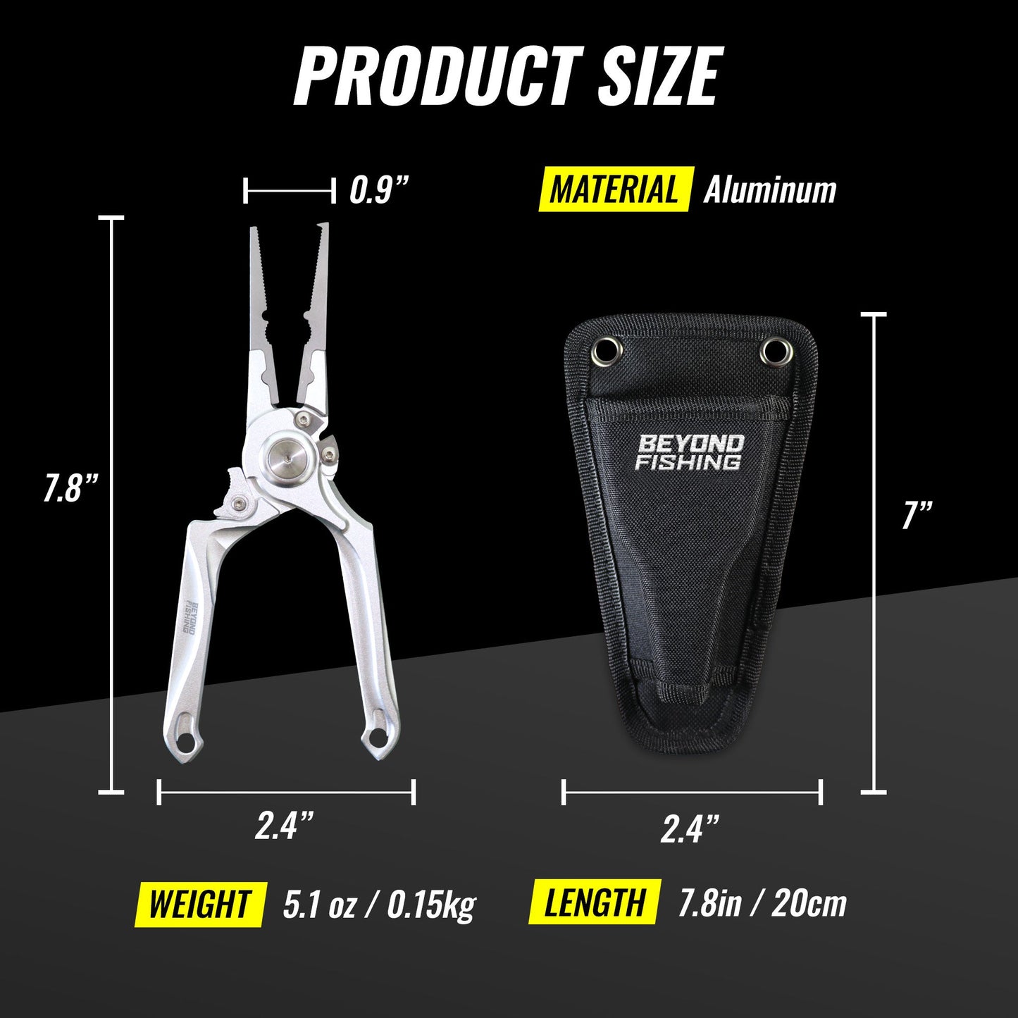 Pro Aluminum Series 8" Inch Pliers