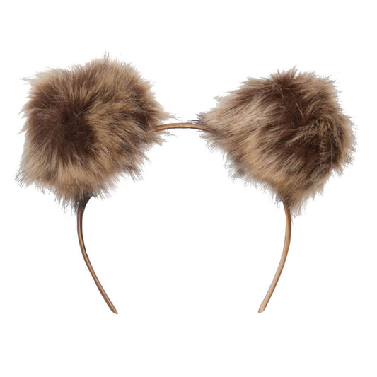 Pom Poms Accented Headband