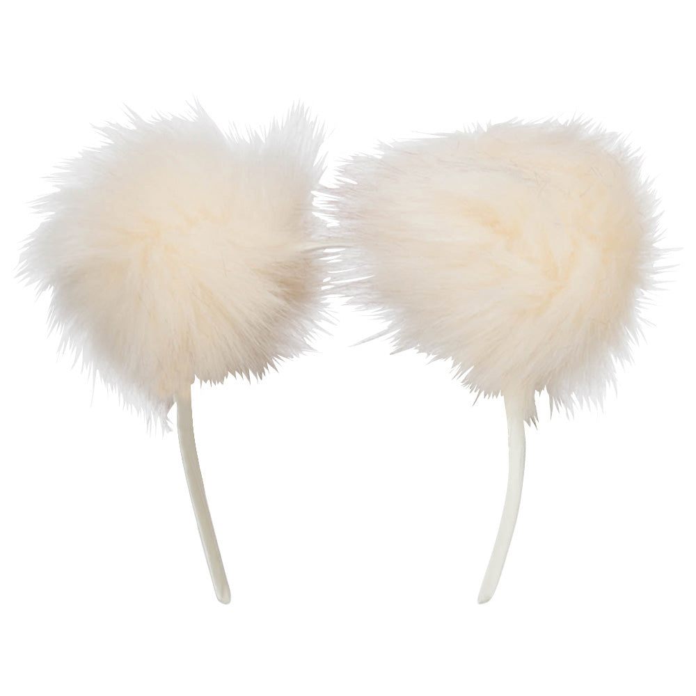 Pom Poms Accented Headband