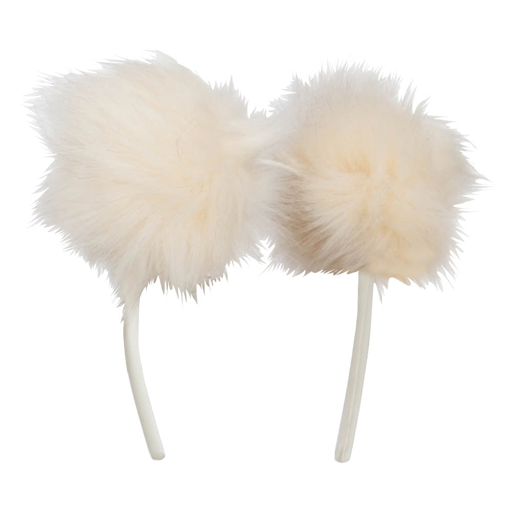 Pom Poms Accented Headband