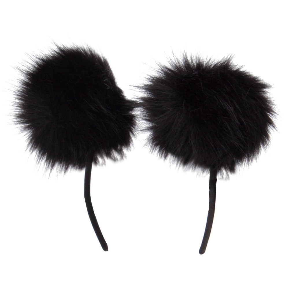 Pom Poms Accented Headband