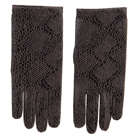Women's Python Print Glove