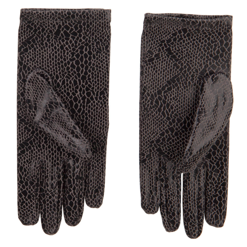Women's Python Print Glove