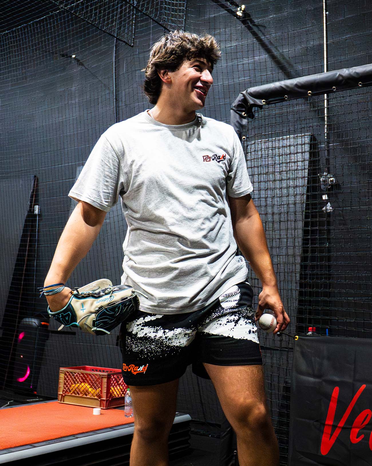 YOUTH PO Rake Mesh Shorts - Black