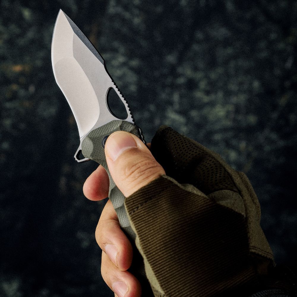 Navigator CTS XHP High Performance Stainless Tool Steel Pocket Knife with Clip & G10 Fiber Handle