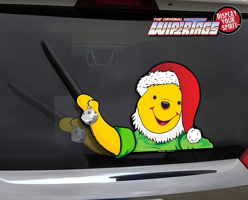 Santa Pooh WiperTags