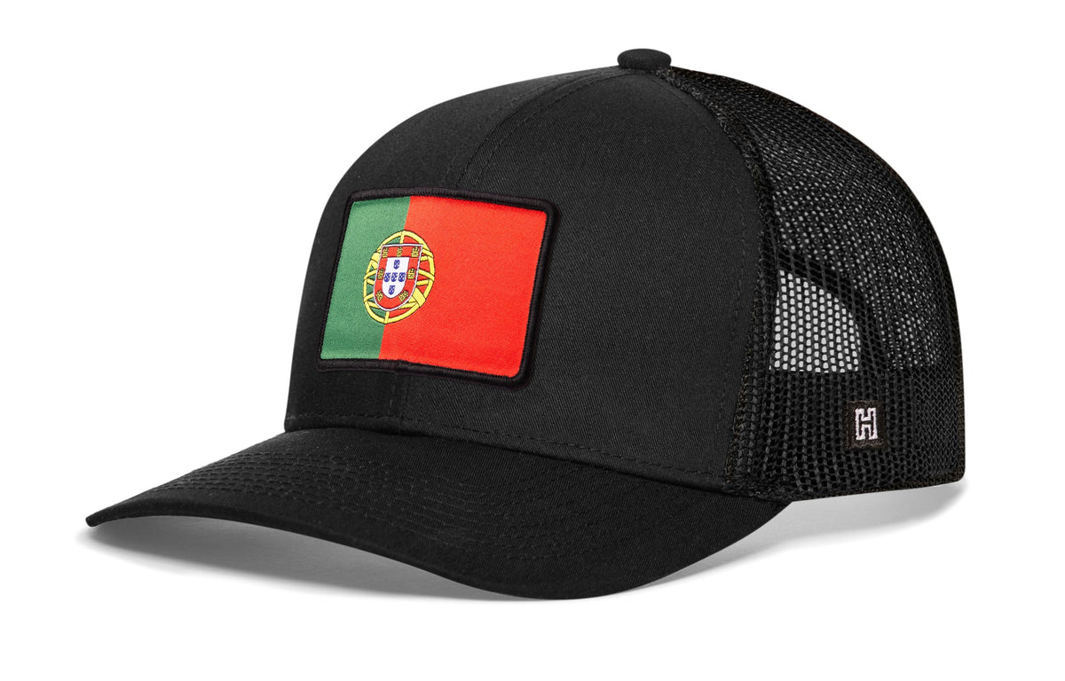 Portugal Flag International Trucker Hat  |  Portuguese Snapback