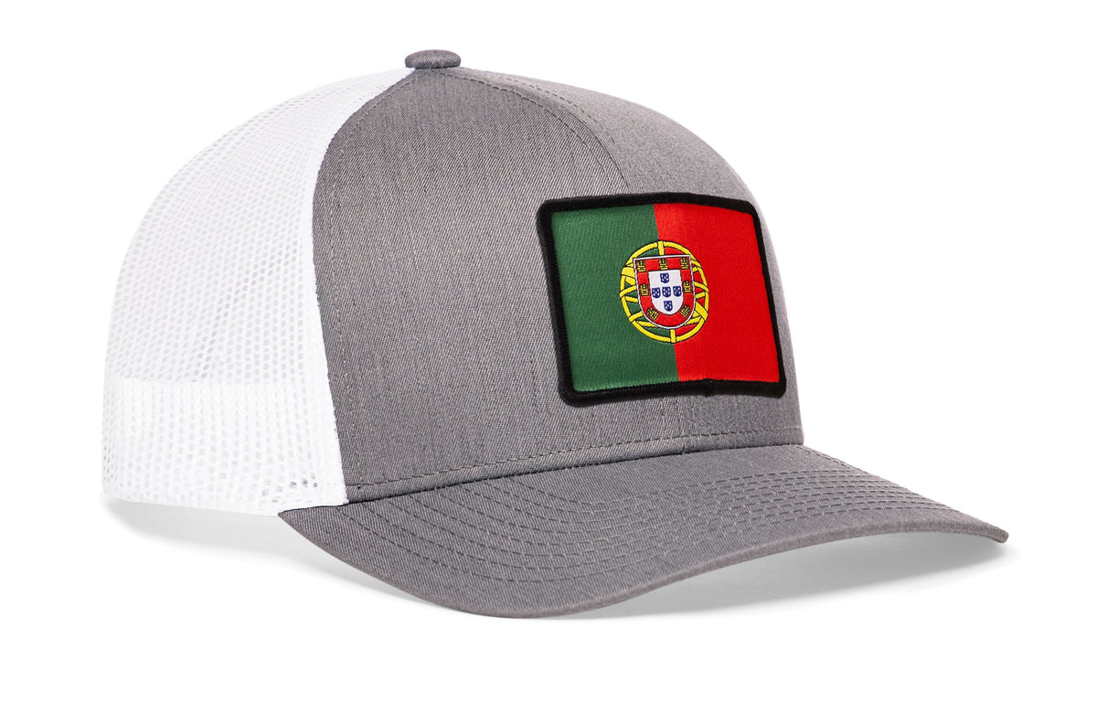 Portugal Flag International Trucker Hat  |  Portuguese Snapback
