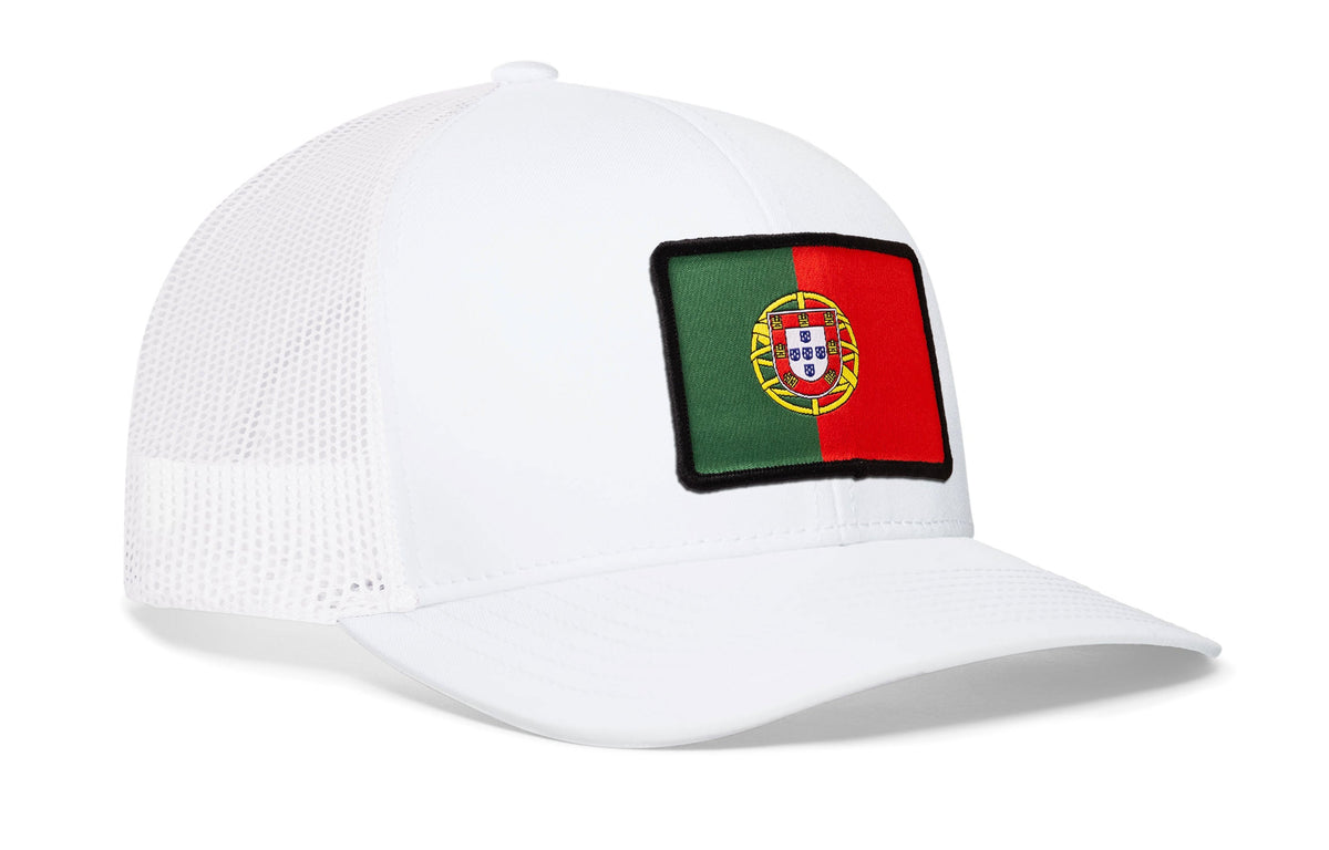 Portugal Flag International Trucker Hat  |  Portuguese Snapback