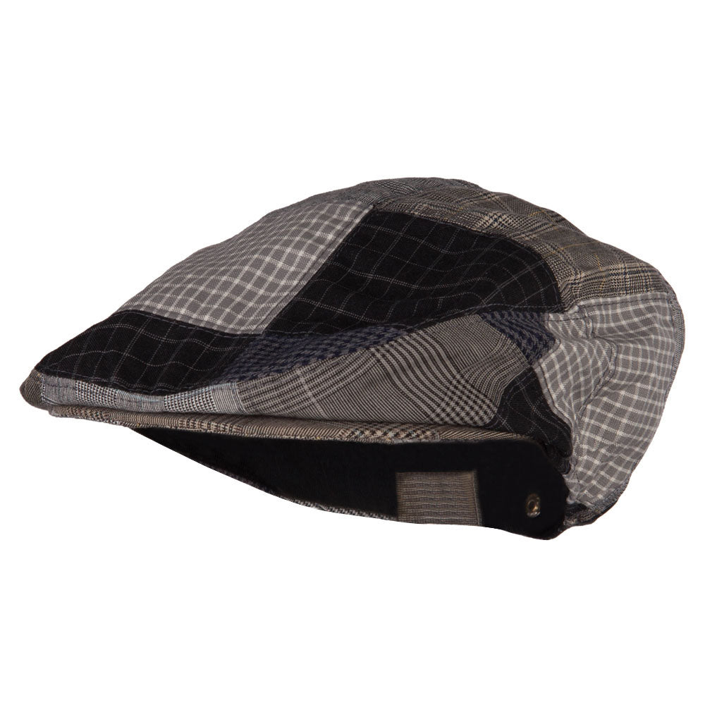 Men's Plaid Patchwork Ivy Cap