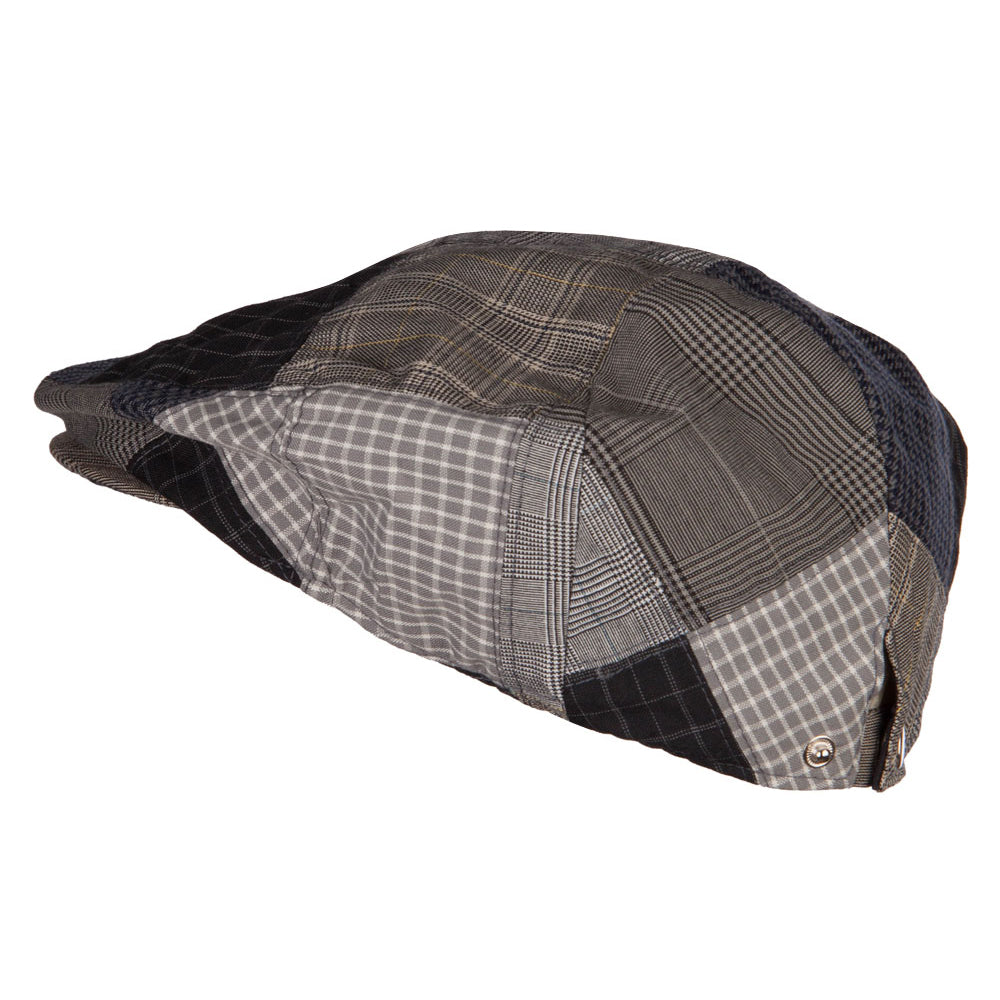Men's Plaid Patchwork Ivy Cap