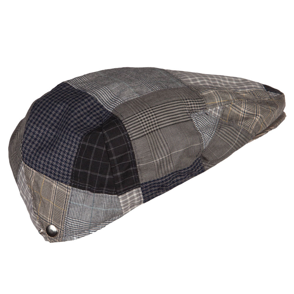 Men's Plaid Patchwork Ivy Cap