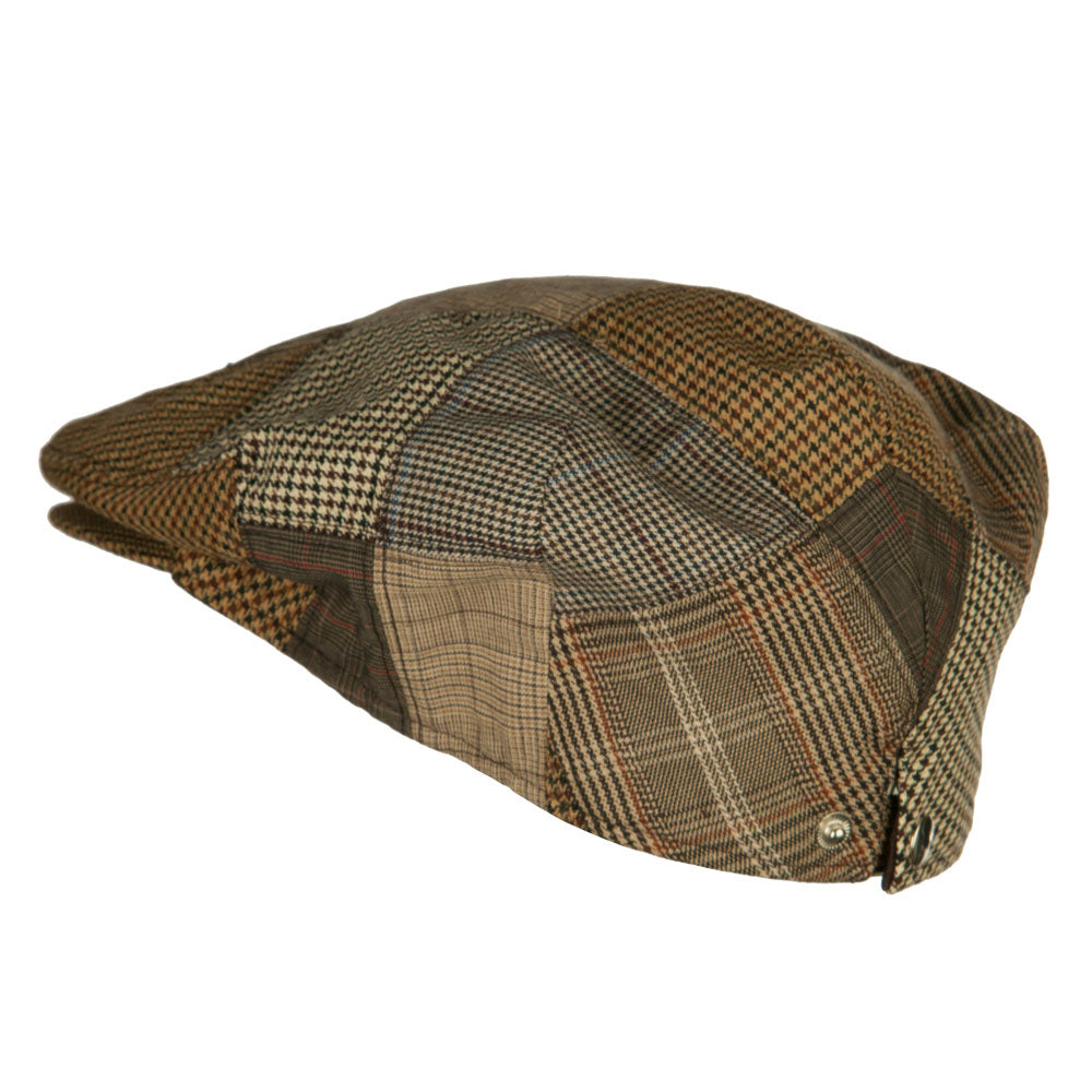 Men's Plaid Patchwork Ivy Cap