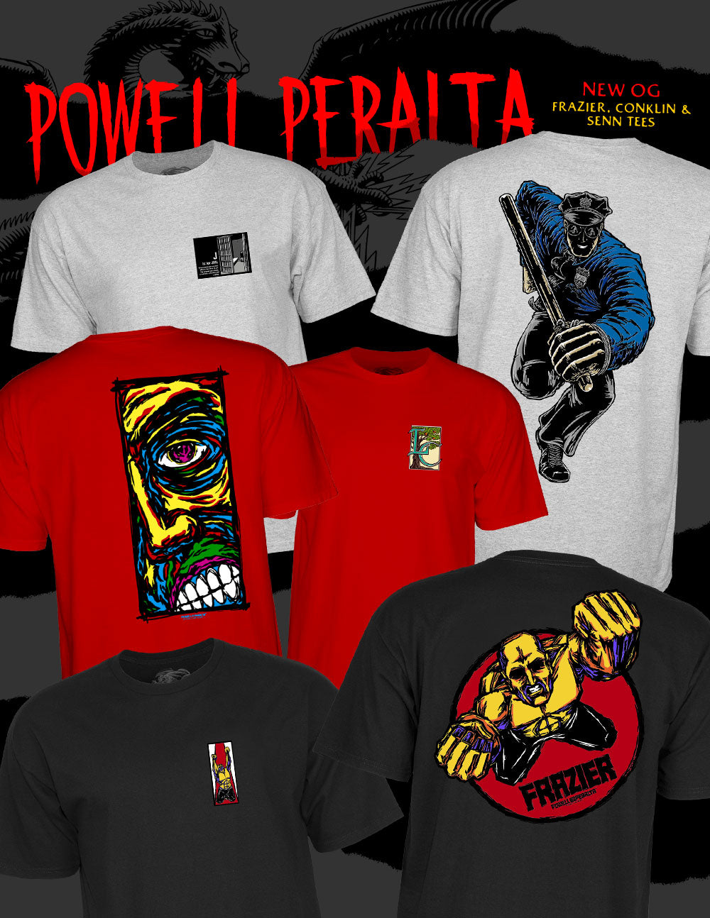 Powell Peralta Lance Conklin Face T-Shirt