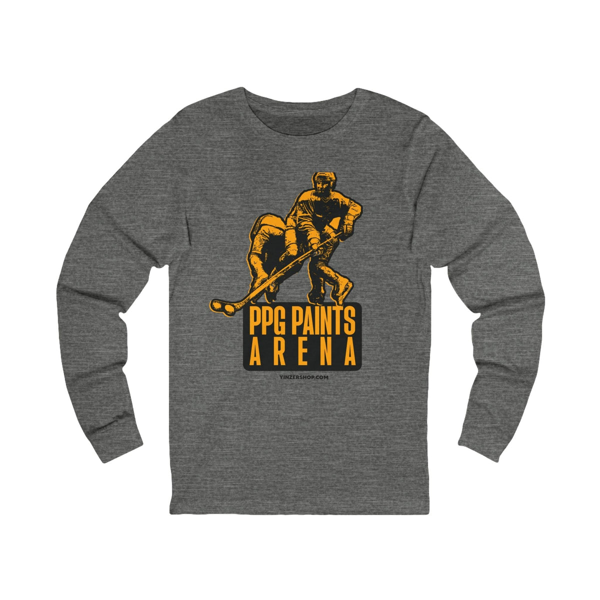 PPG Paints Arena Statue - Long Sleeve Tee