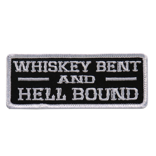 Hot Leathers Whiskey Bent 4"x2" Patch