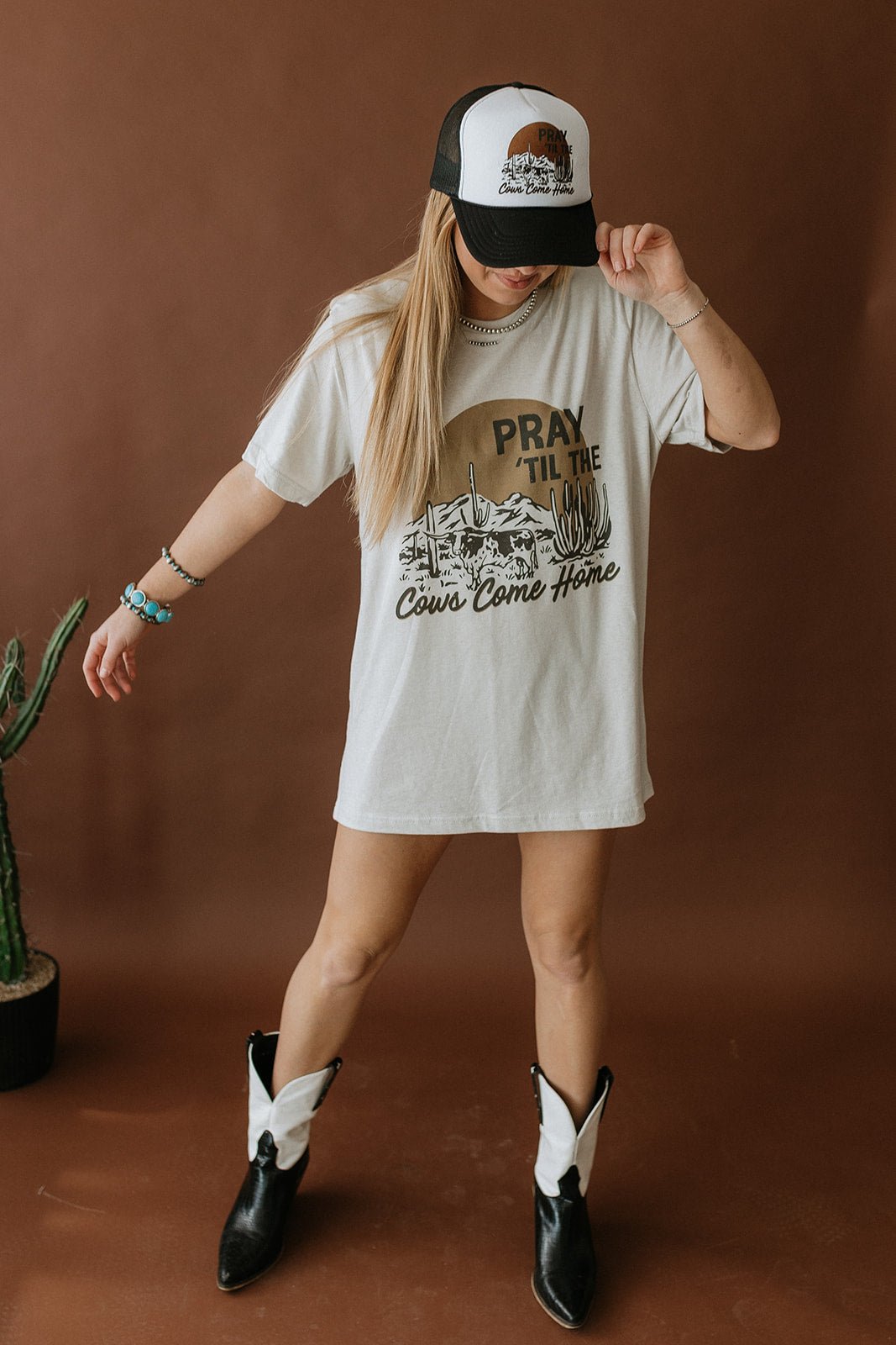 Pray Til The Cows Come Home Graphic Tee