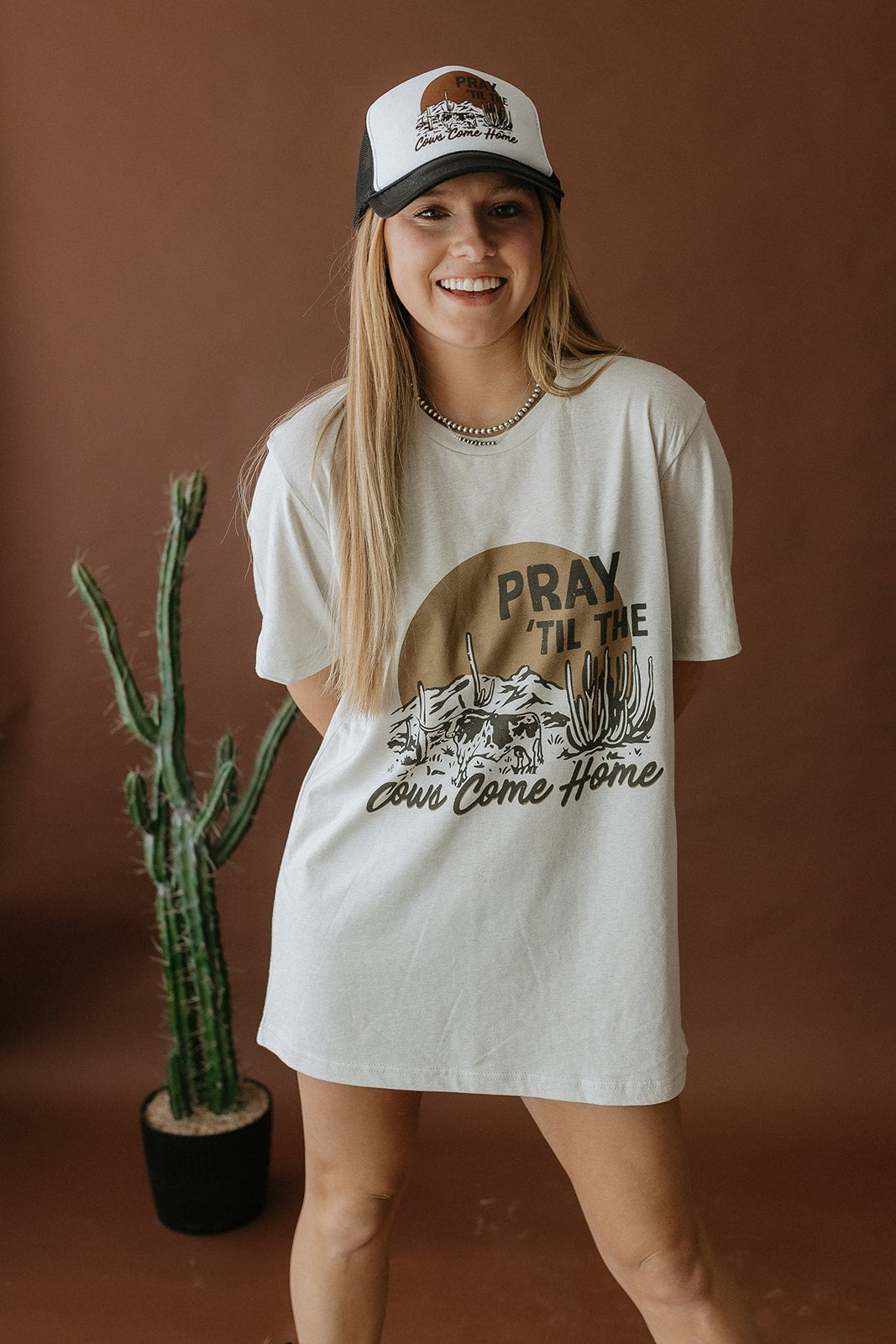 Pray Til The Cows Come Home Graphic Tee