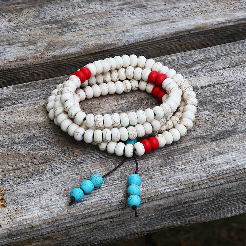 Prayer Beads Turquoise Necklace