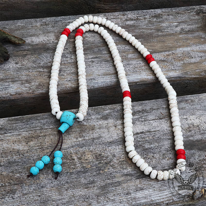 Prayer Beads Turquoise Necklace