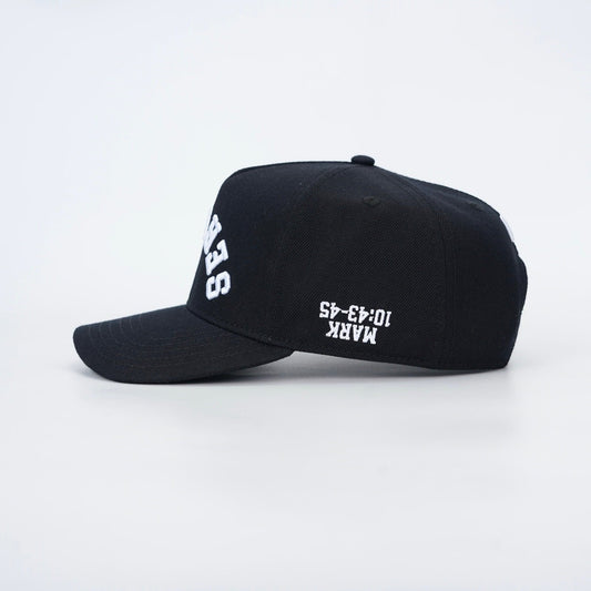 ‘SERVANT’ Premium Wool Blend SnapBack - Black/White