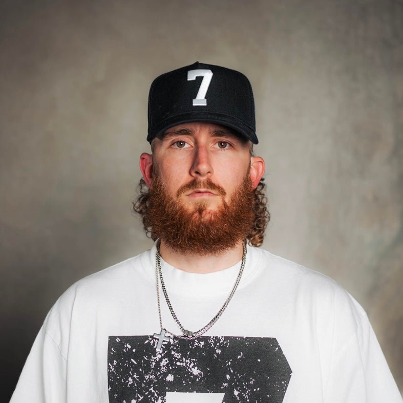 [🚨PRE-ORDER - SHIPS JANUARY 16TH🚨] ‘7’ Premium Wool Blend SnapBack - Black/White